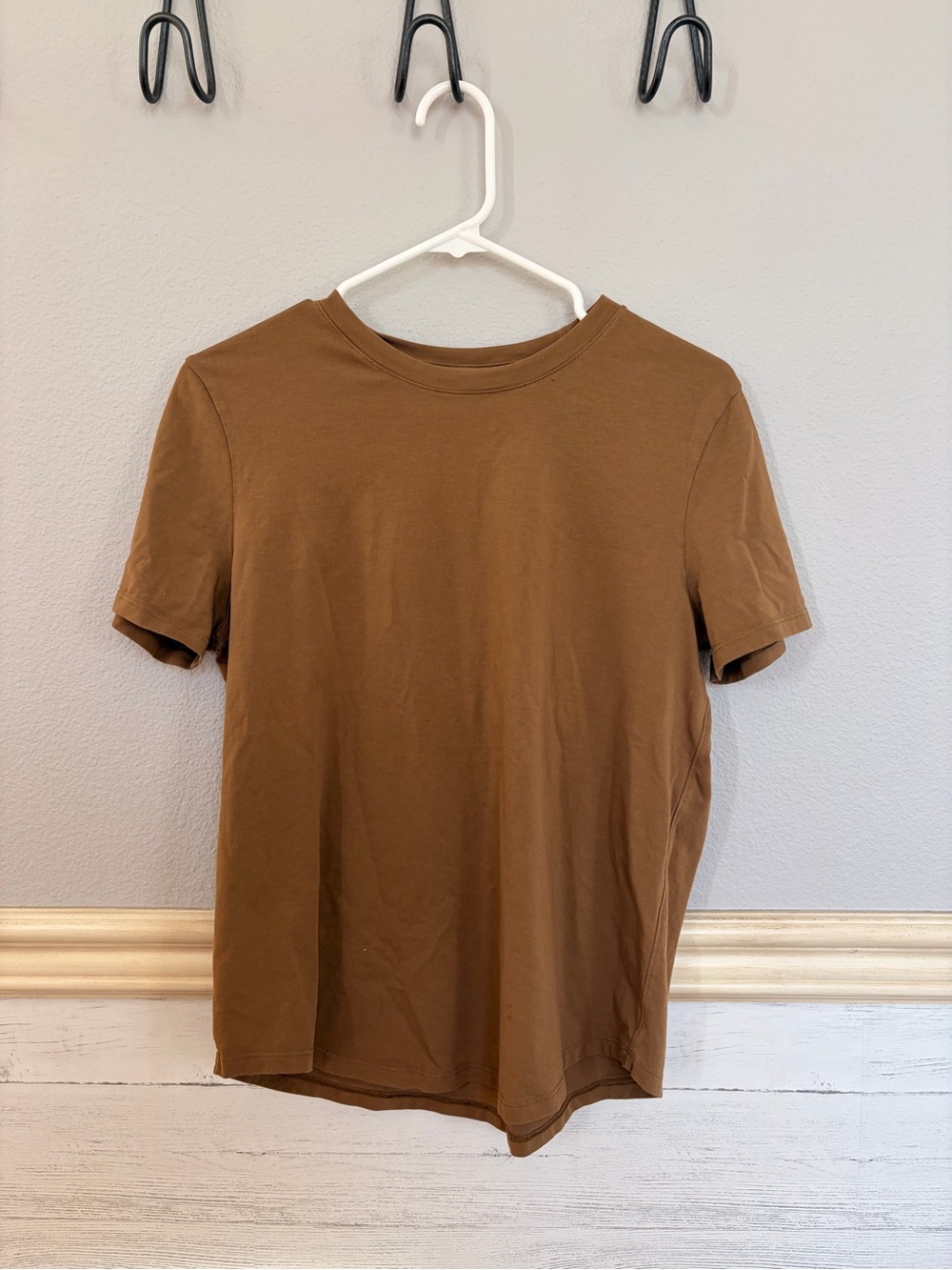 lululemon athletica Short Sleeve Crew Tee in Brown